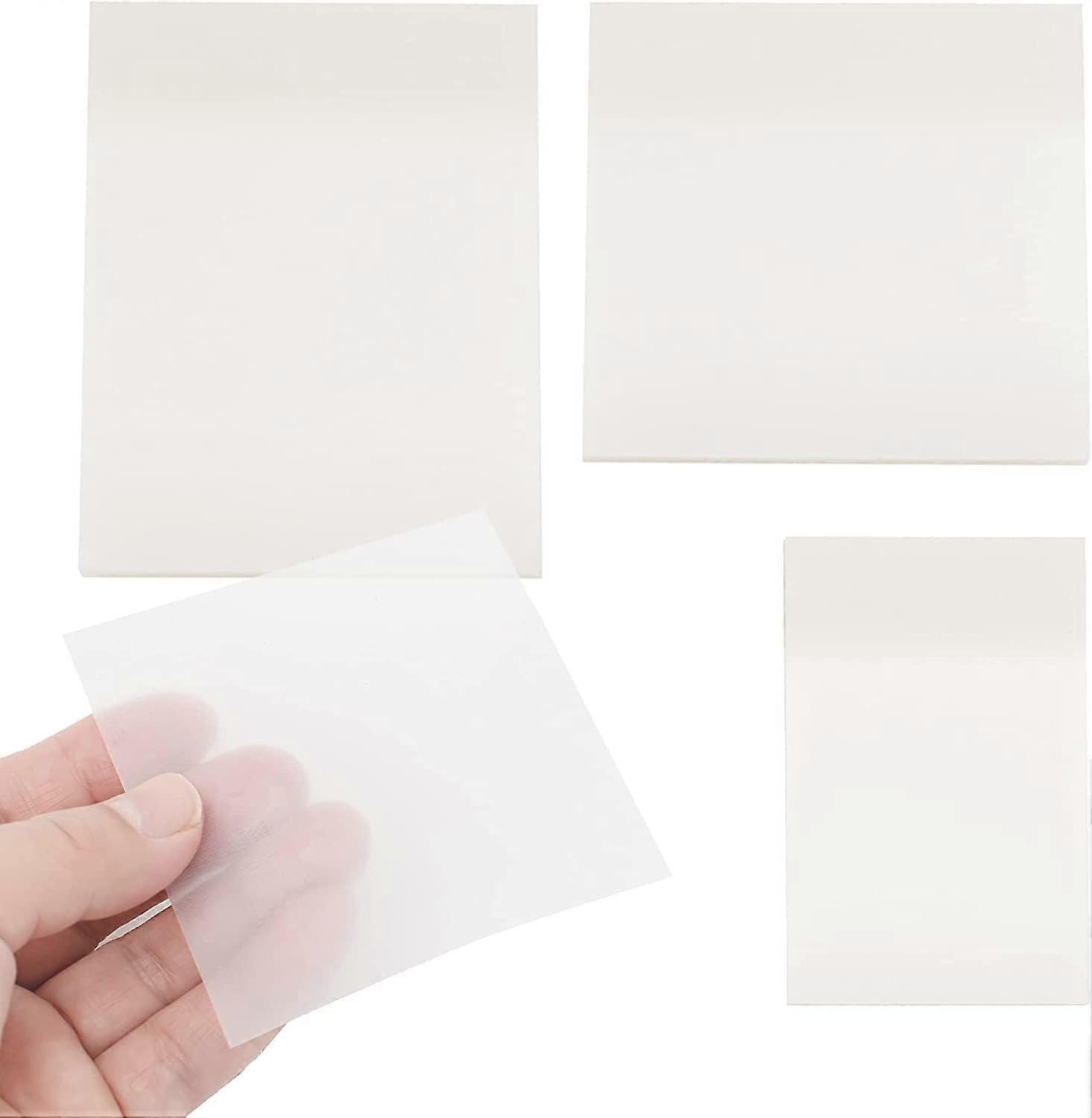 1pc 150 Sheets Translucent Notes - 3 Sizes Self Adhesive Notes - Waterproof Notes