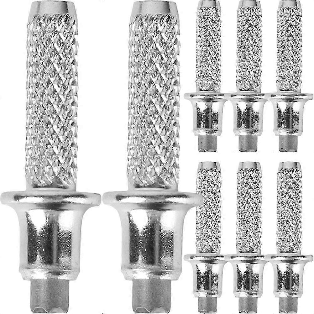 8 Adet Baston Ucu Tungsten Çelik Yürüyüş Trekking Baston Ucu Ayak