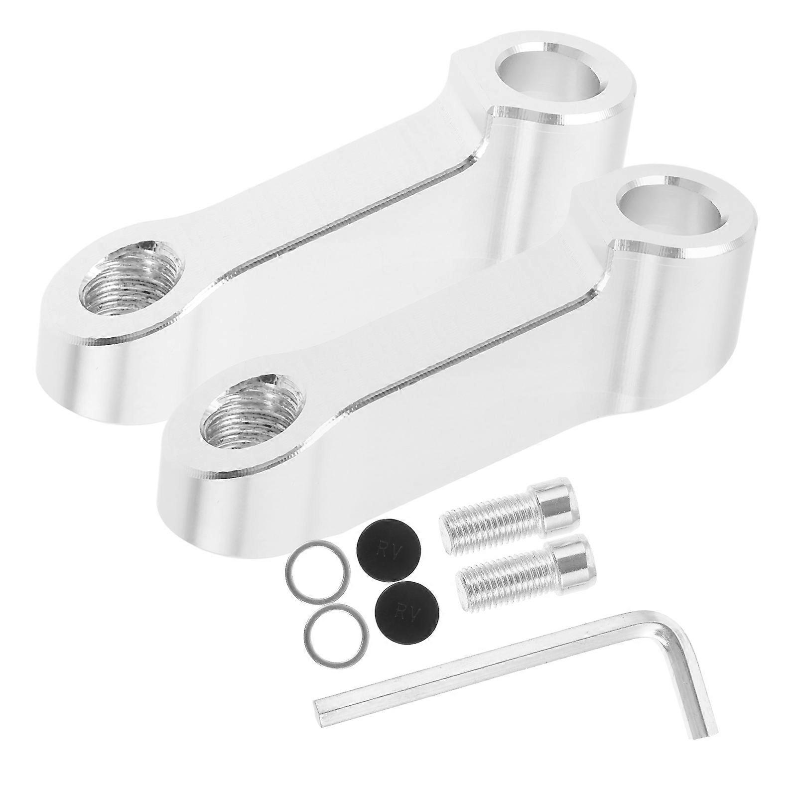 Rear View Mirror Extension Bracket Motorcycle Rearview Mirror Extender Secure Attachment 1Set