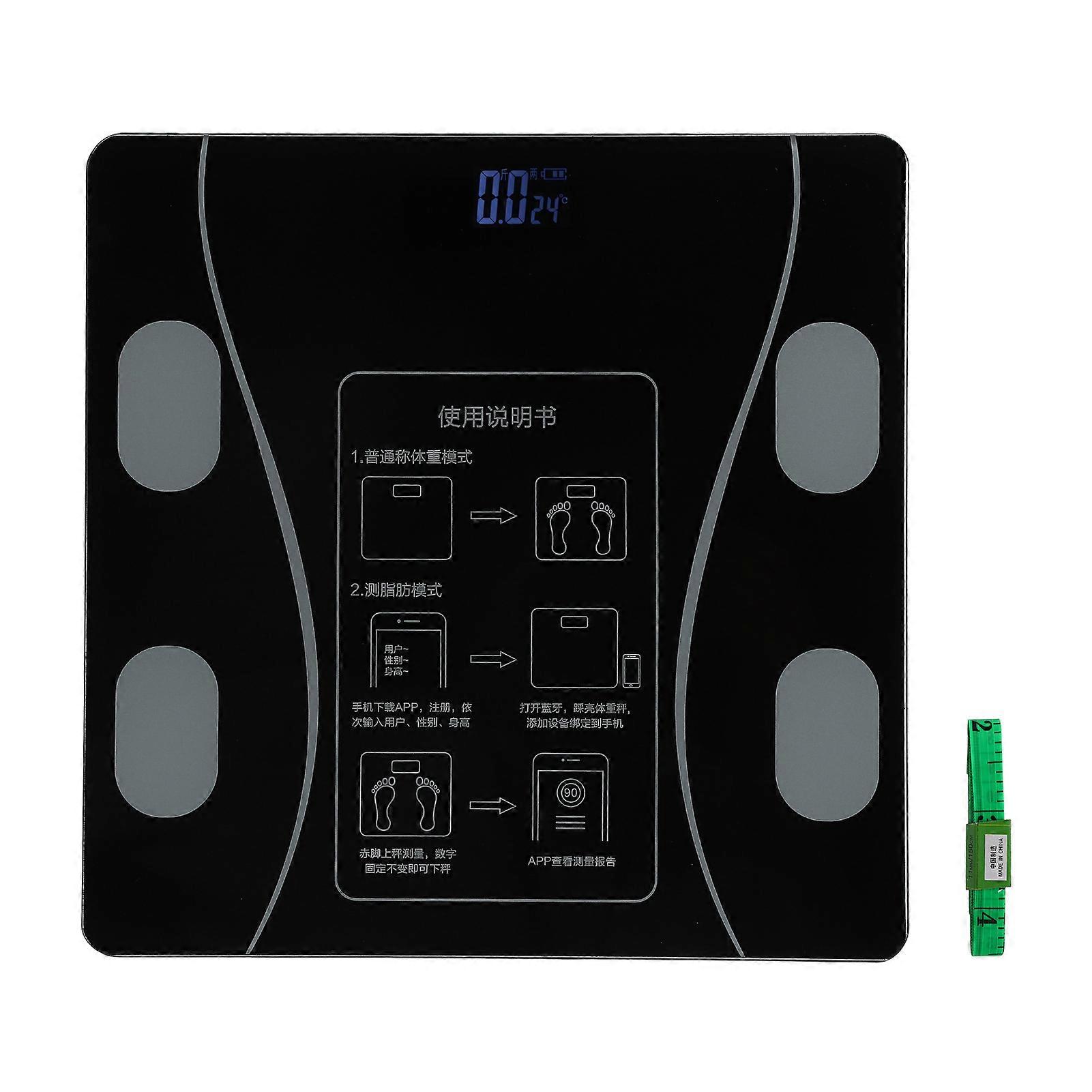 Smart Body Scale Bluetooth Electronic Home Rechargeable Accurate Digital Weight Fat Scale