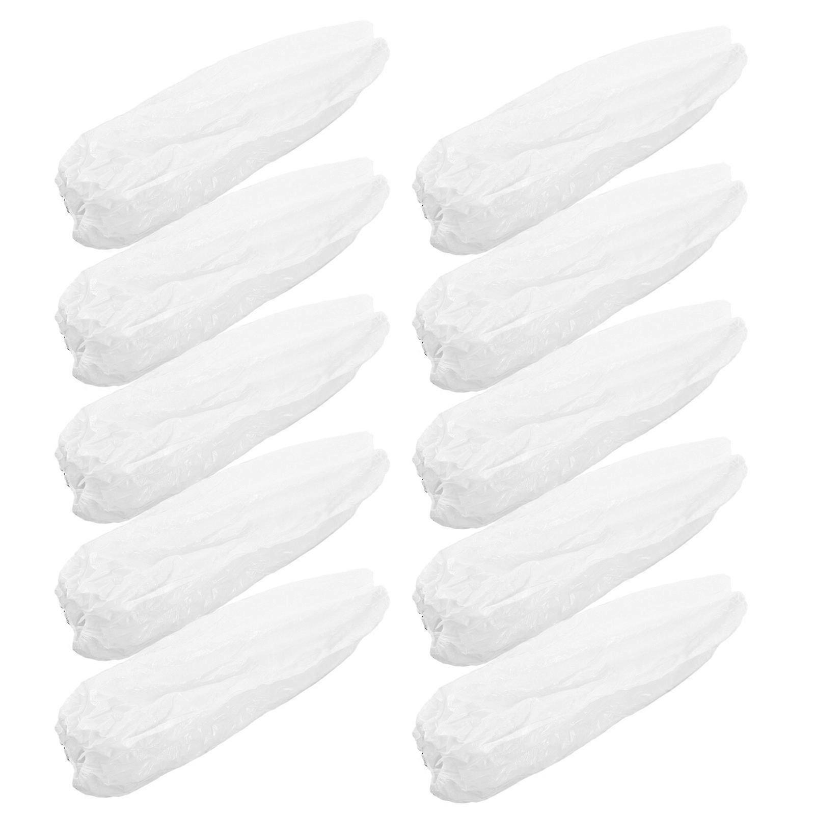 Sleeves Arm Protective Oversleeve Waterproof PE For Painting Tasks Home Use 100Pack