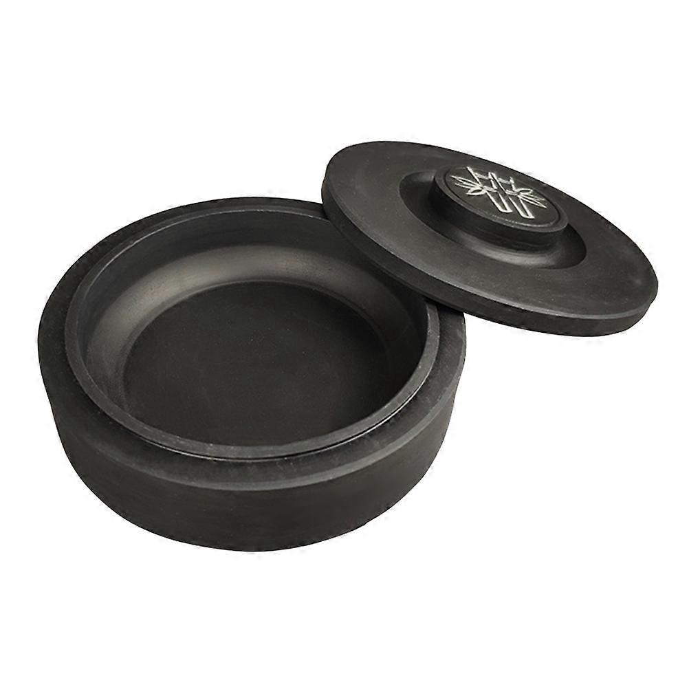 طحن الحبر الصينية التقليدية الخط الرسم أداة جولة الحجر الأسود 4 بوصة 1 قطعة