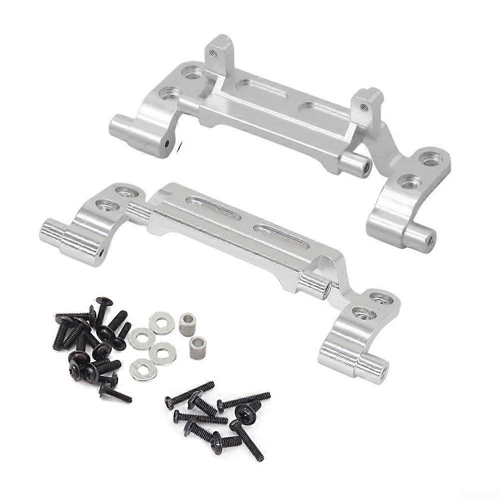 Complete tie rod base set for remote control cars, compatible with MN168 MN78 models (Silver)