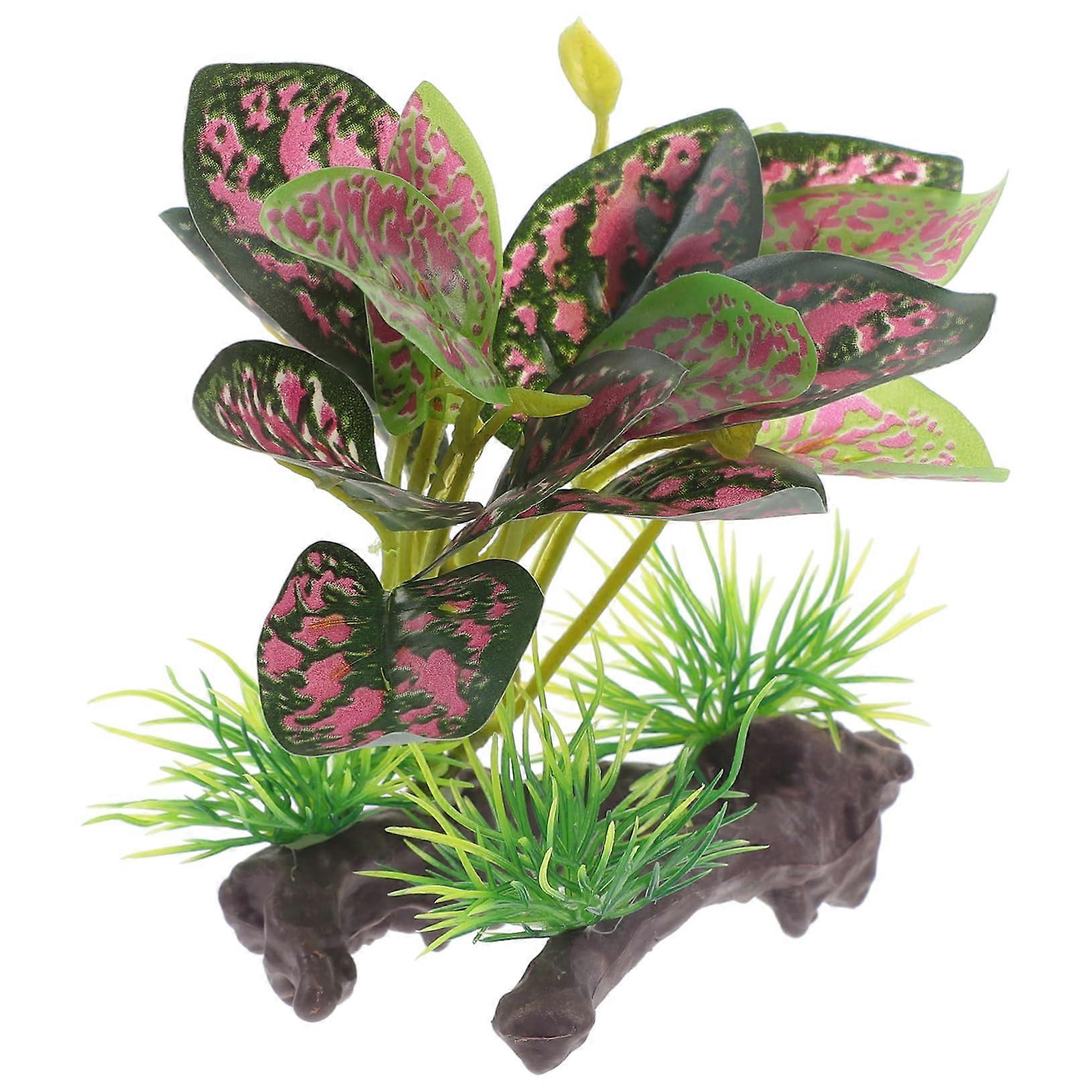Artificial Plants Decor for Reptile Terrariums Realistic Plants for Natural Habitat Design