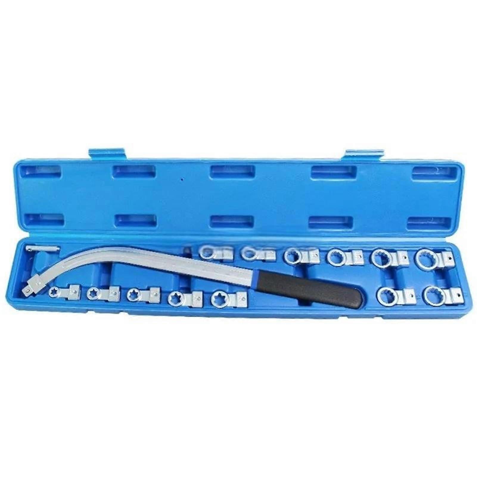 15-Piece Adjustable Wrench Set for Auto Timing Belt Tensioner Removal and Installation, Special Auto Repair Tool