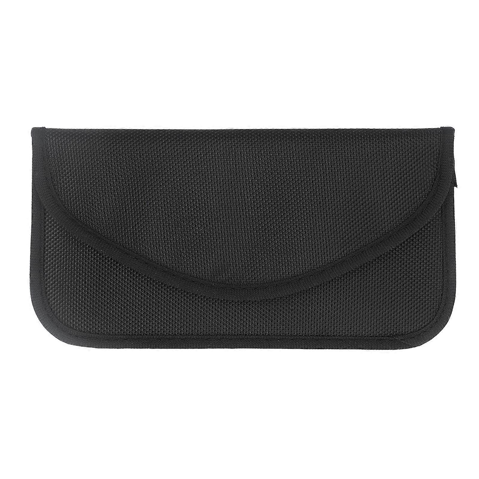 2pcs Faraday Bag Anti Hacking Anti Degaussing Storage Signal Blocking Bag for Cell Phone Black
