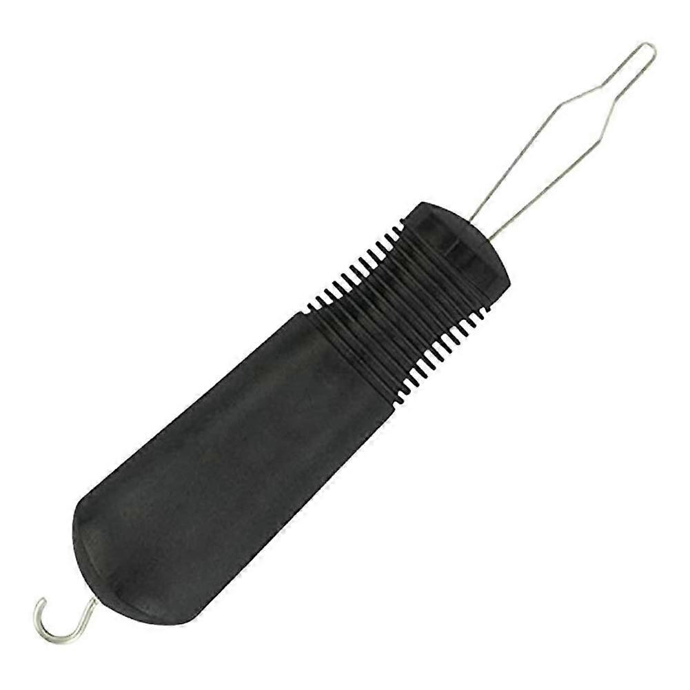 Dressing Aid Button Fastener Tool for Buttons Black - Easy Grip, Lightweight, Ideal for Seniors and Disabled Use