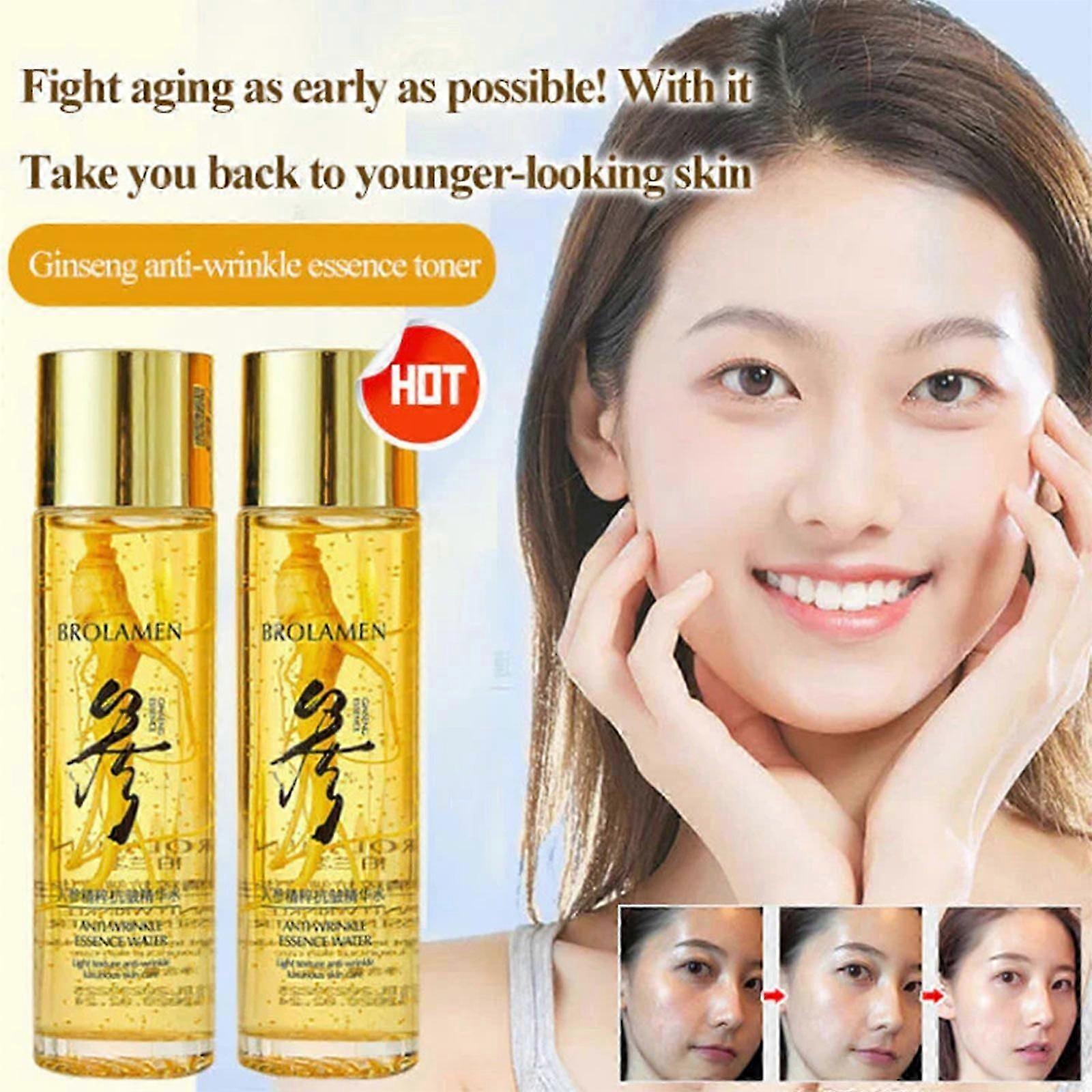 Ginseng Extract Resurfacing Toner - Brightening Moisturiser for Improved Skin Complexion (120ml)