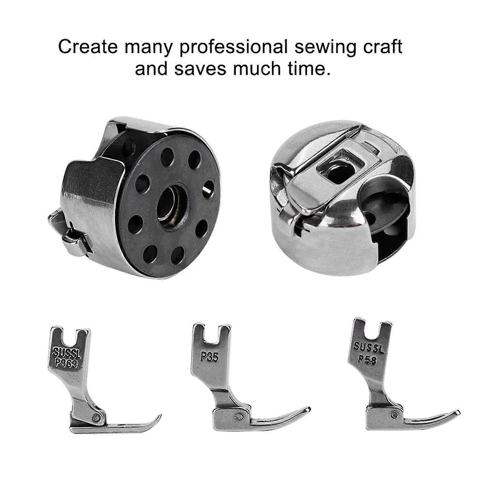 27pcs Industrial Flat Bed Sewing Machine Accessories Regular Spare Parts Tool Set