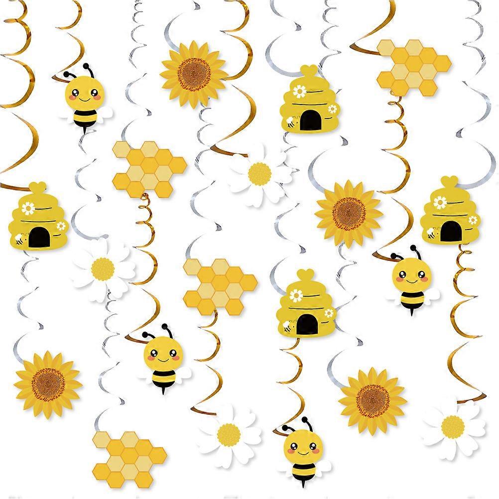 Bee Theme Party Supplies with Adorable Design for Decoration Multi Paper 1 Set