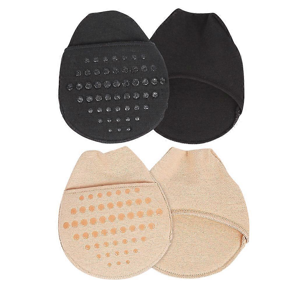 Breathable Forefoot Pad Seamless Toe Topper Socks Relief For Women 2Pairs
