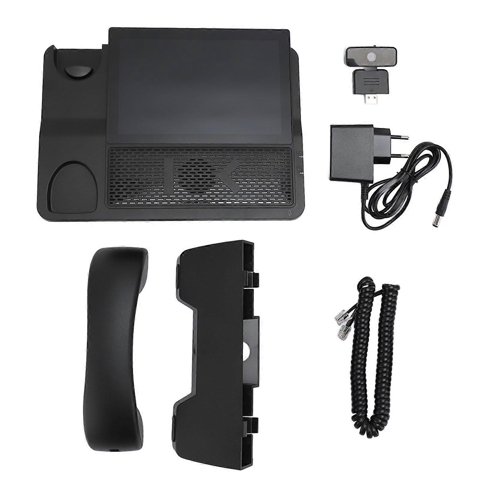 8" VOIP Business Phone with Touchscreen, 5MP Camera, Dual Band WiFi, Video Conferencing