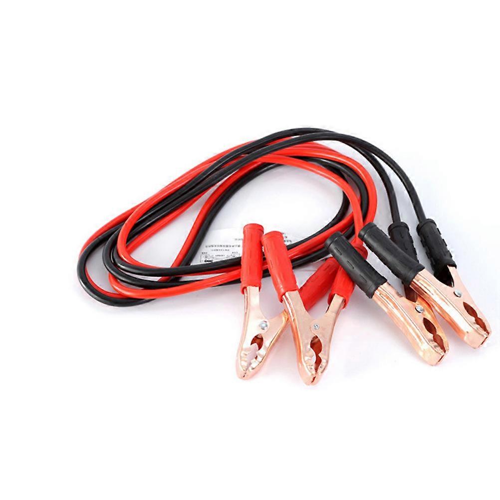 Durable Car Battery Emergency Power Cable with Copper Clips for Jump Starting Vehicles and Generators