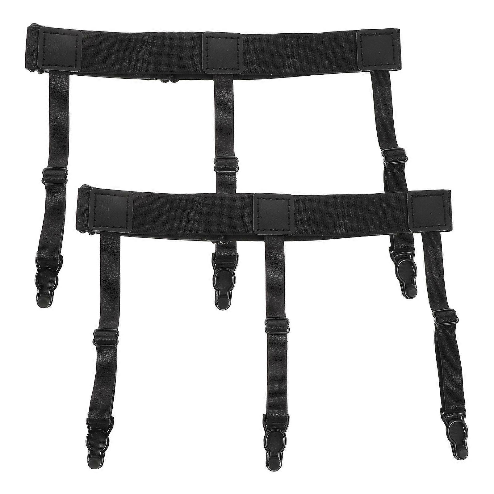 Shirt Stays Belt For Men Non-Slip Clips Unisex Thigh Garters Various Occasions 1Pair