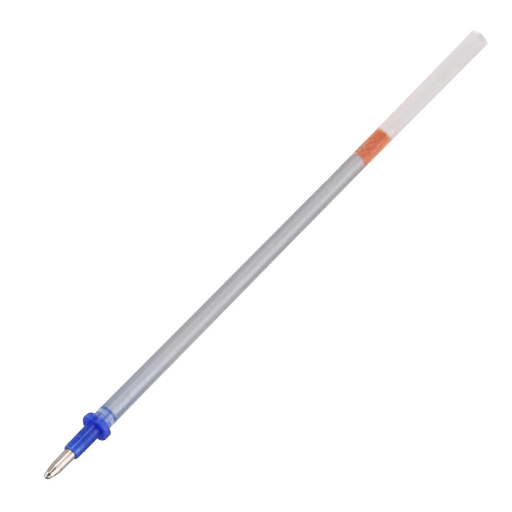 40 Pcs 0.7mm Tip Gel Silver Tone Ink Pen Refill Replacement