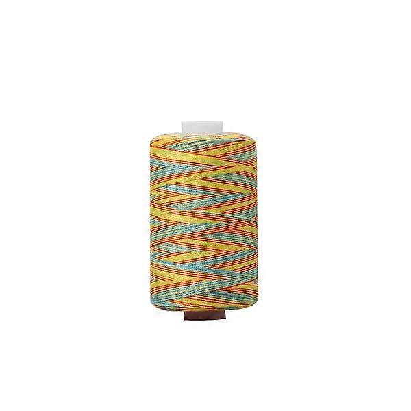 300/1000Yards Rainbow Polyester Sewing Thread Polyester Thread Hand Stitch Section Deep For Needle And Machine Sewing. Type 9 1000Yards