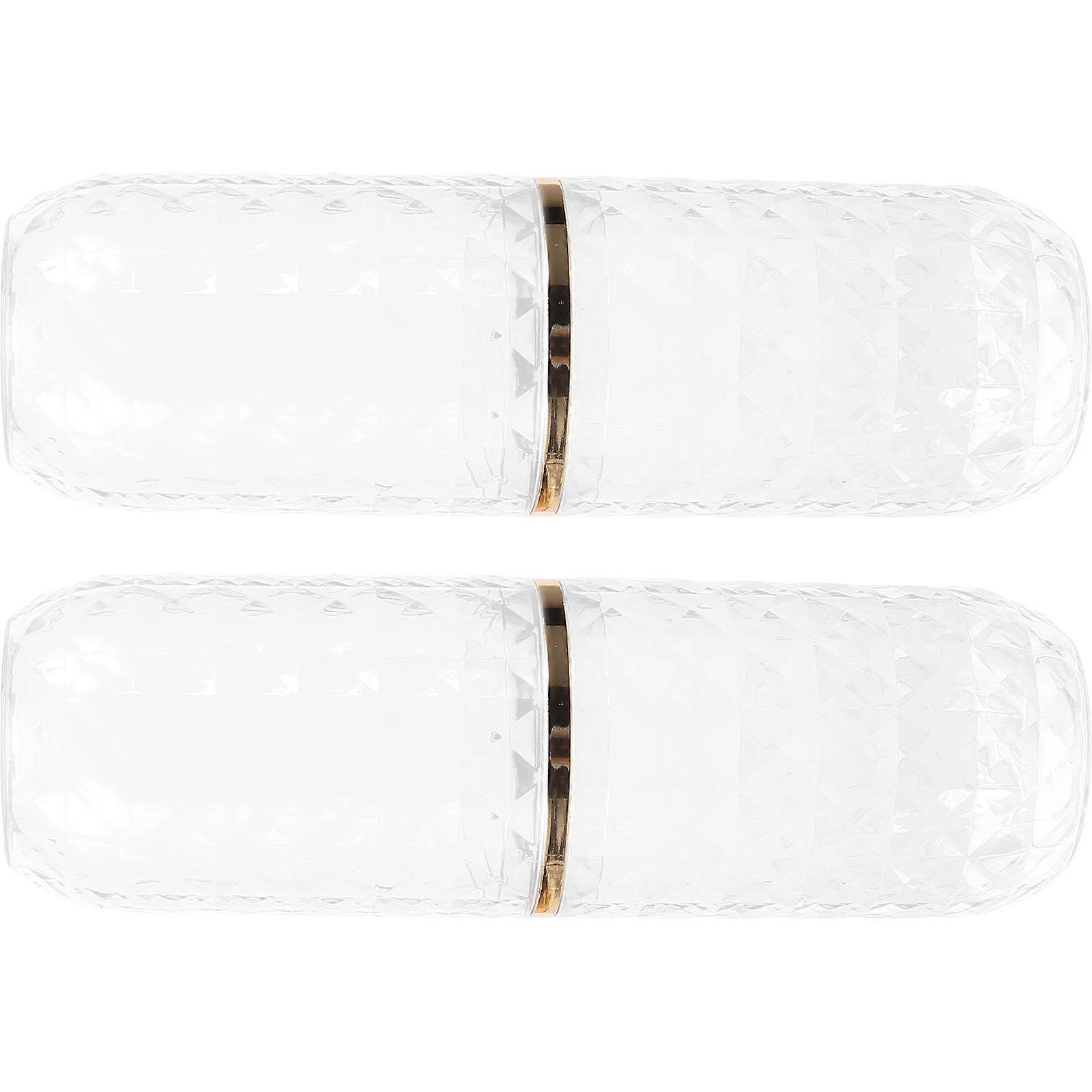 Travel Toothbrush Organizer with Portable Case Reusable Container for Daily Use 2 Sets Green PET