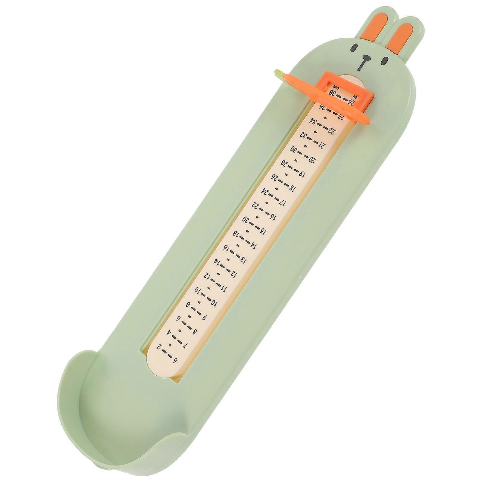 Kids Shoe Size Measurement Tool Toddler Measuring Device Cartoon Style Foot Length Measuring 1Pack