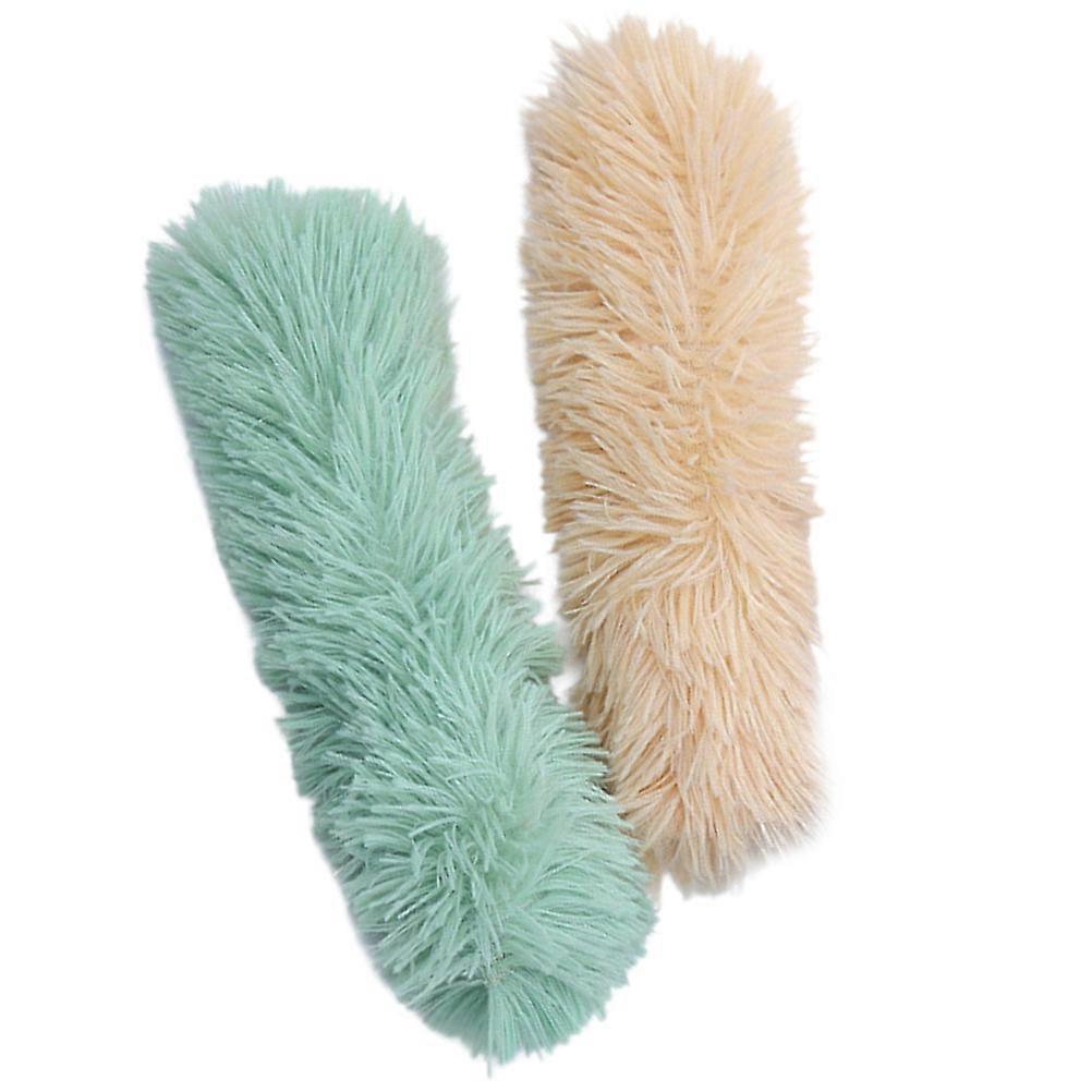 Cat Toy Set Catnip Plush Pillows For Pets Indoor Play 2Pcs 7X28Cm