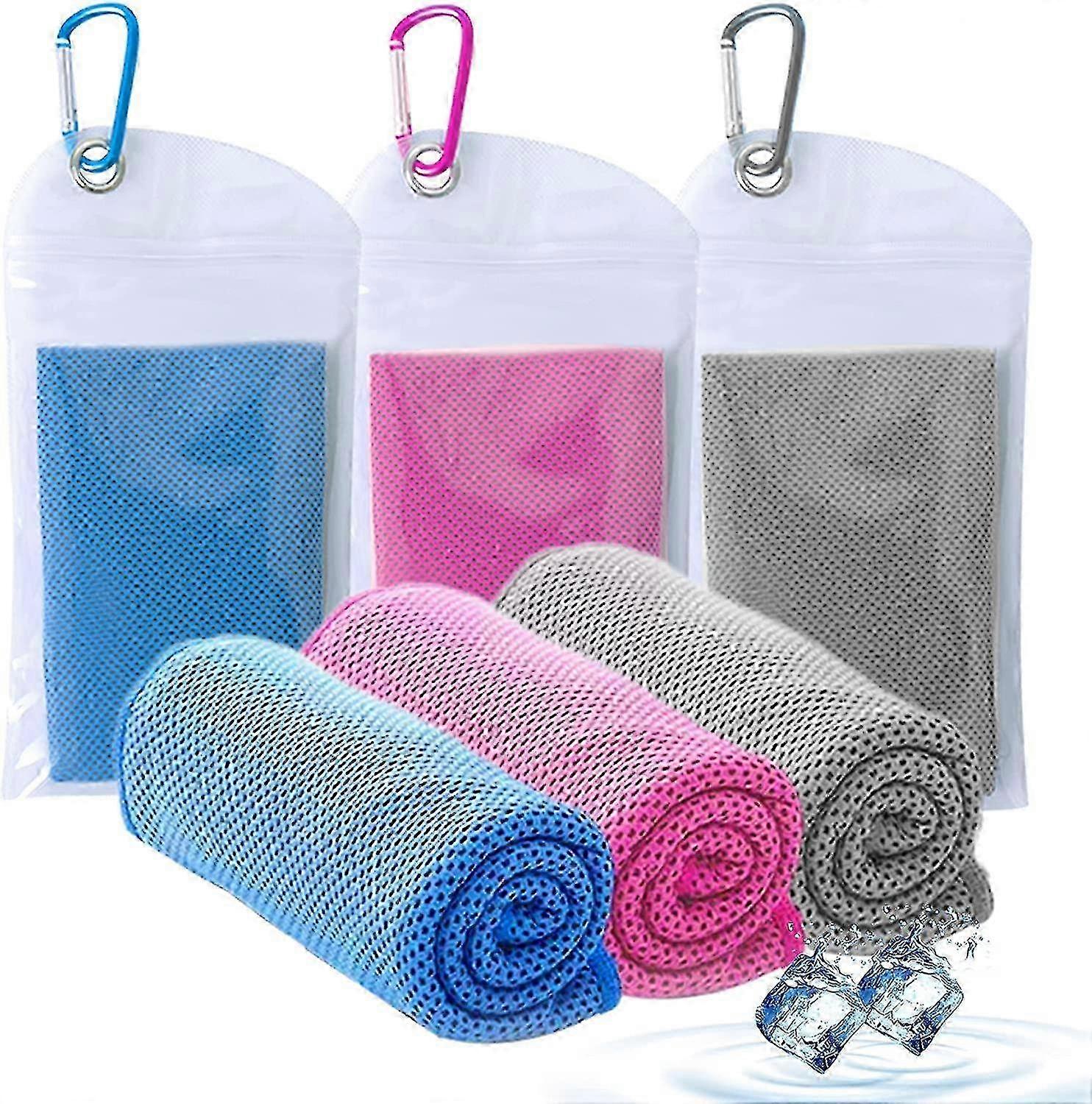 Serviettes de refroidissement pour le cou, serviette froide, serviette de gym serviettes de sueur