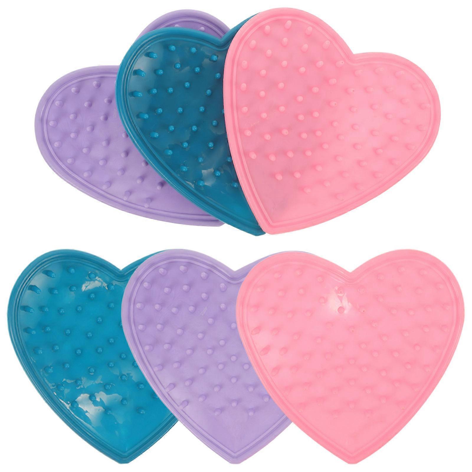 Thorn Stripping Tool 6Pcs Heart-Shaped Silicone Rose Stem Cleaners For Florists And Gardening Enthusiasts