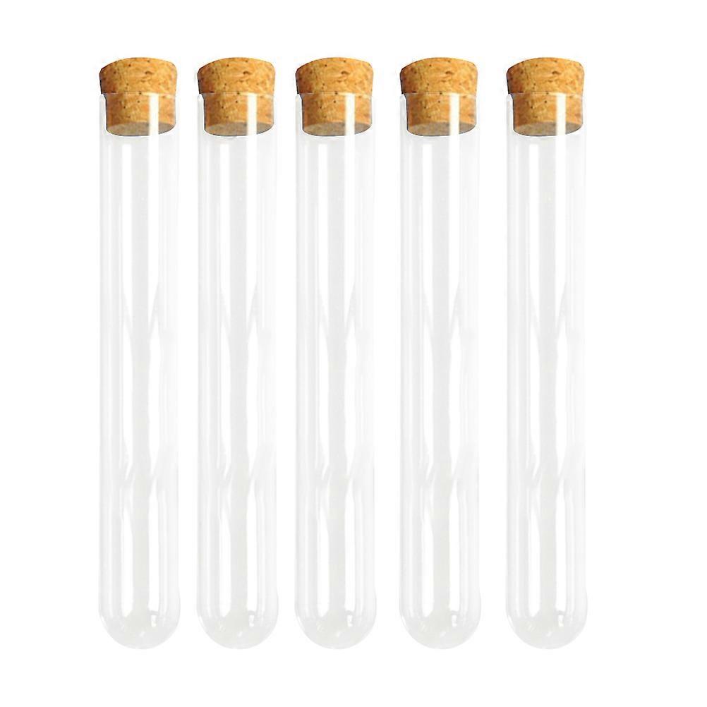 Φορητό σαφές σετ σωλήνων δοκιμής 20Pcs ιδανικό για ταξίδια και δώρα με ιδιότητες χωρίς βακτήρια που μετρούν 20X200Mm