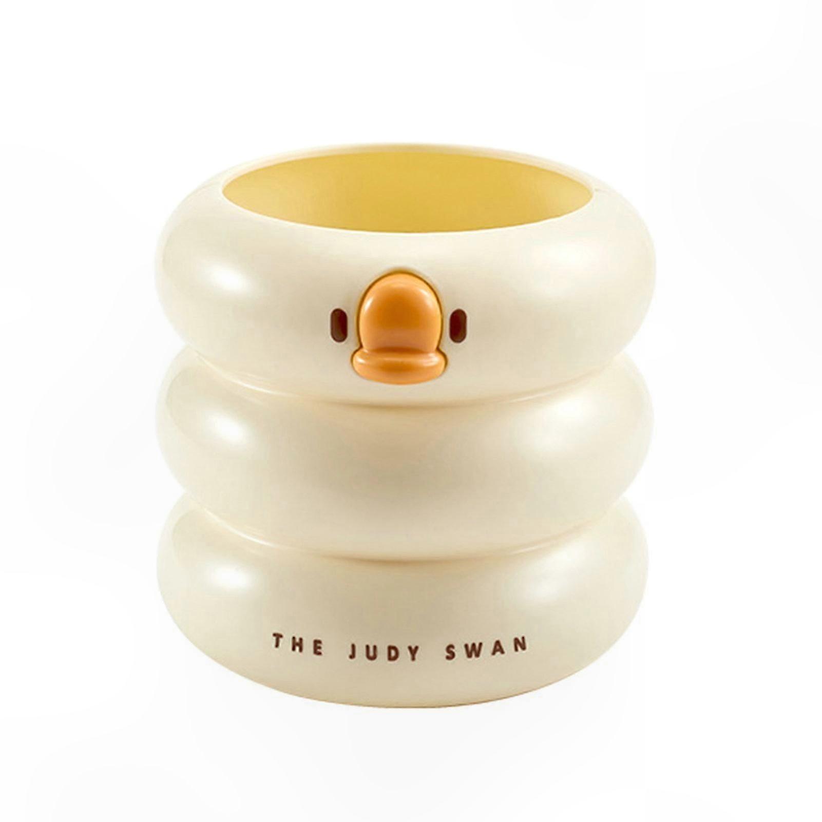 Duck-Shaped Desktop Organizer for Pens and Makeup Brushes with Large Capacity and Easy Access Home Office Supply Storage Solution