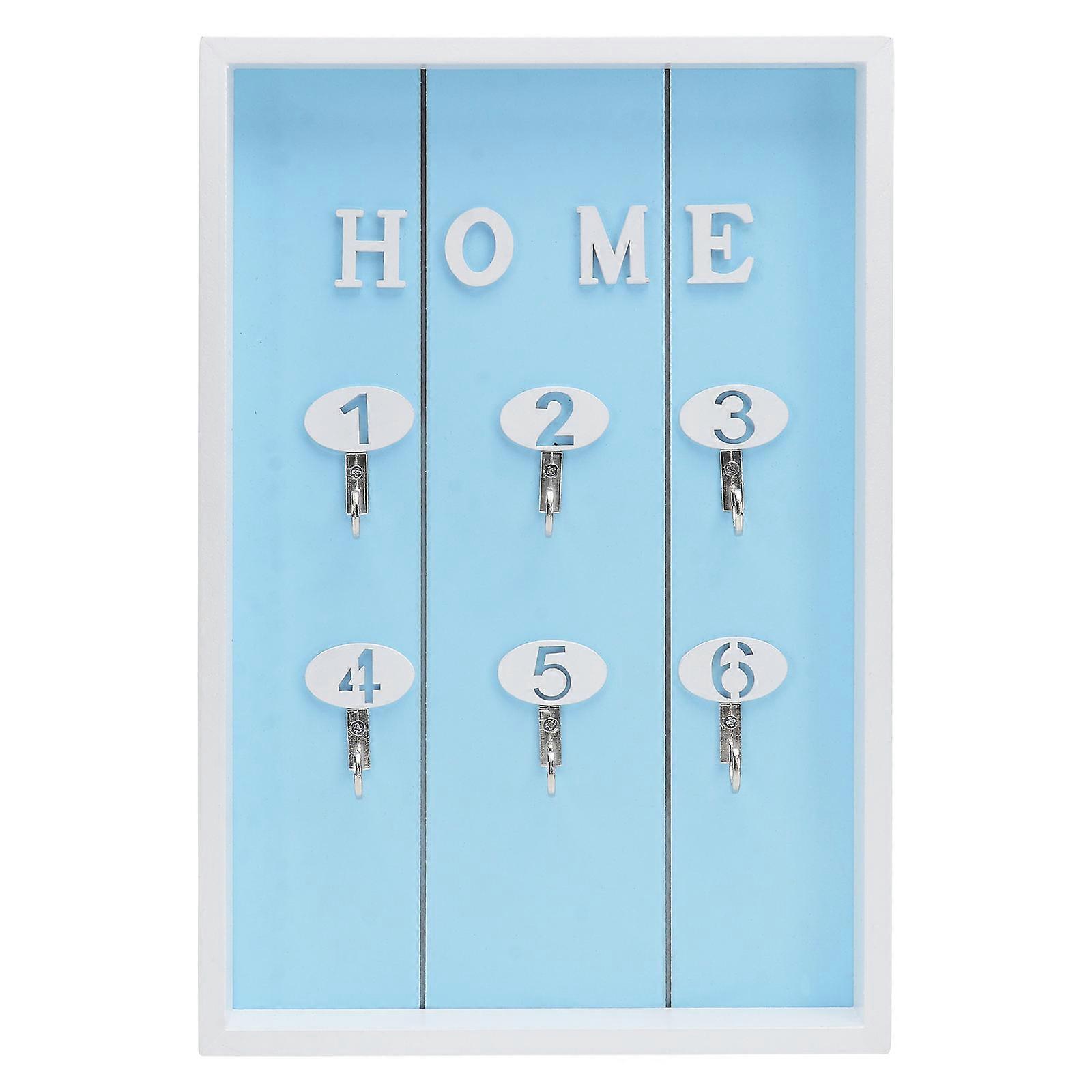 Entryway Wall Organizer Key Storage Decor Nordic Style Creative Wall Hanging Key Case Hallway Kitchen Garage 30x20cm 1Pc