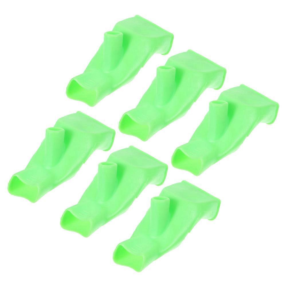Silicone Faucet Extender for Easy Installation and Leakproof Use in Kitchen Bathroom with High Elasticity Light Green 6pcs