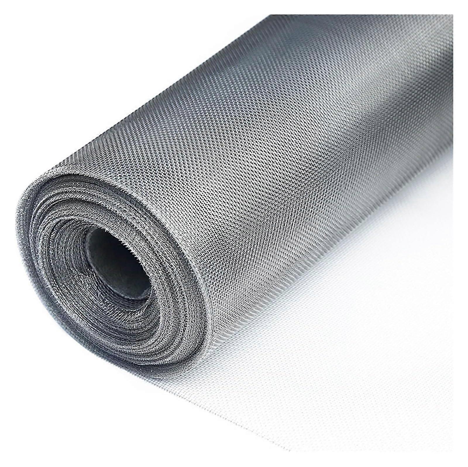 Stainless Steel Wire Mesh Window Screen Self-Installed 0.8x5m Rodent-Blocking Security Screen One Color