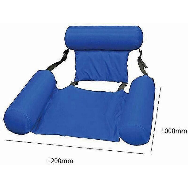 Inflatable Pool Lounge, Unique Water Functions Including Semi-Submerged Buoyancy, Quick Drying Fabric Ensures Continuous Summer Fun