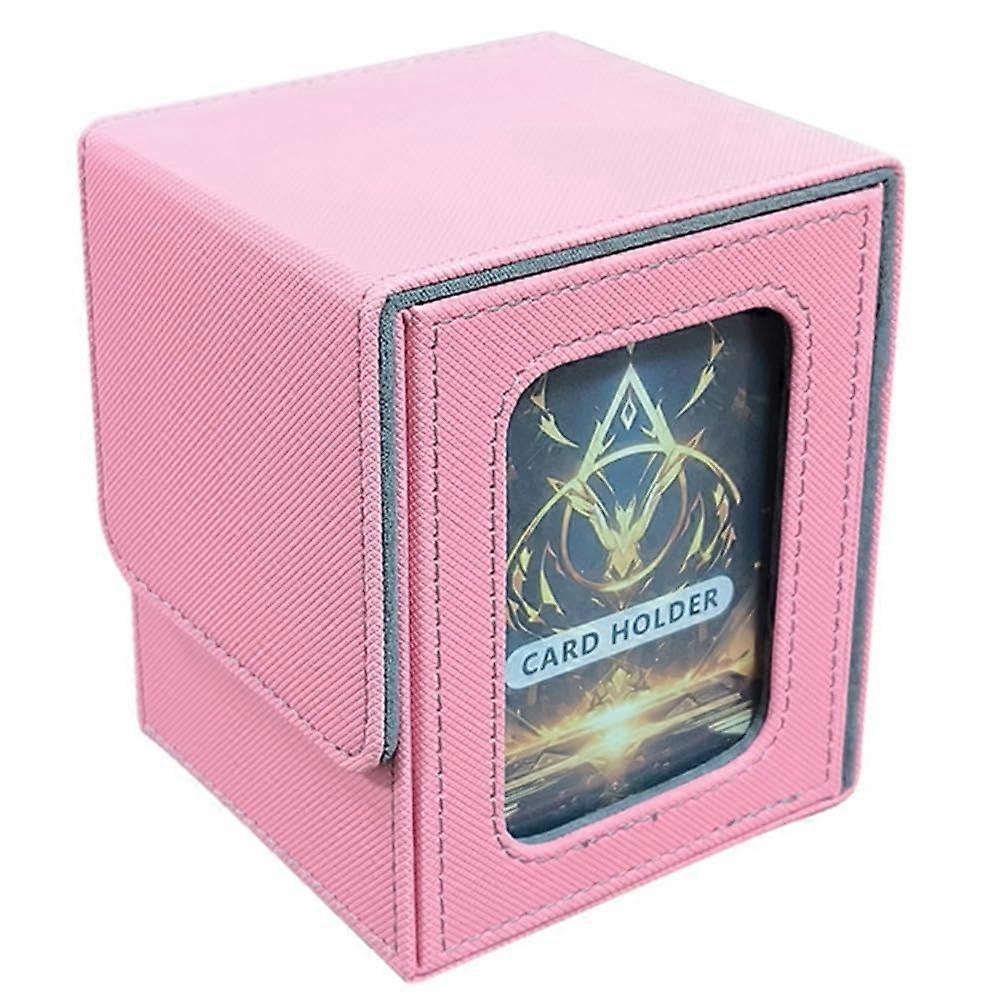 Display Card Box For 100 Cards With Double Sleeve, Portable Storage Box, Large Capacity