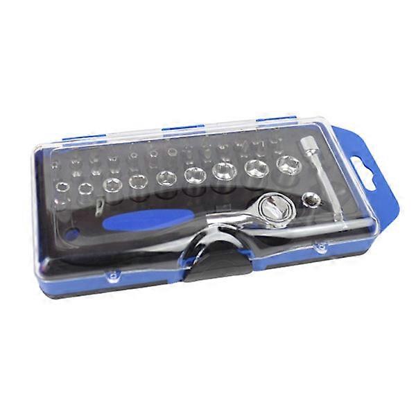 38-in-1 Torque Wrench Socket Wrench Set Ratchet Handle Socket Wrench Tool Kit For Car Repair Hand Tools Replacement