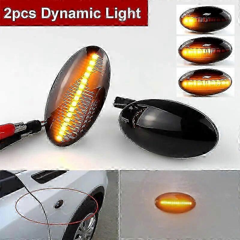 LED Dynamic Turn Signal Side Marker Light for Suzuki Grand Vitara, Jimny, Swift, SX4, S-cross, XL7, Alto and Fiat Sedici