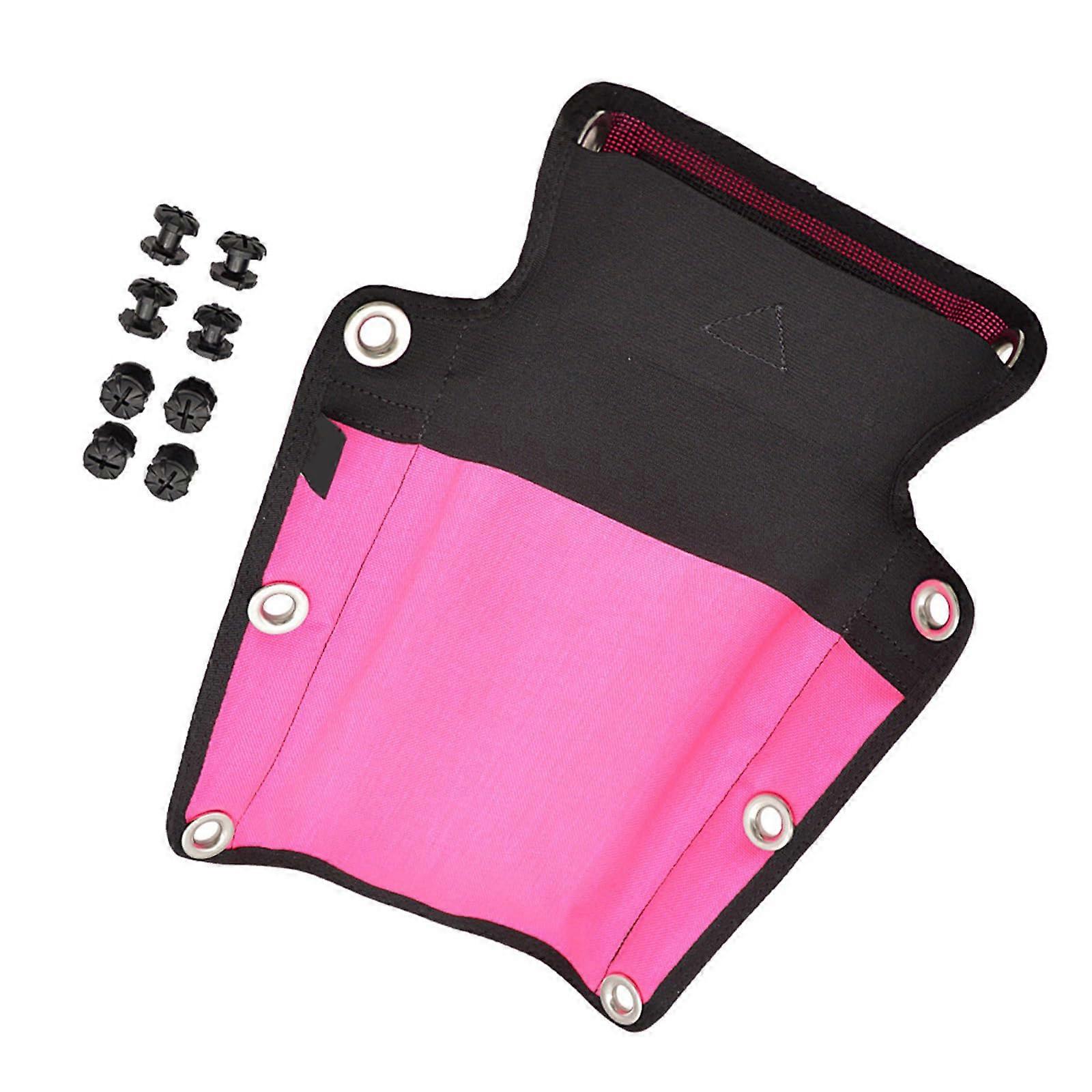 Technical Diving Backplates With Pad, Comfortable Diver Backstrap, Lower Elastic Storage Pocket