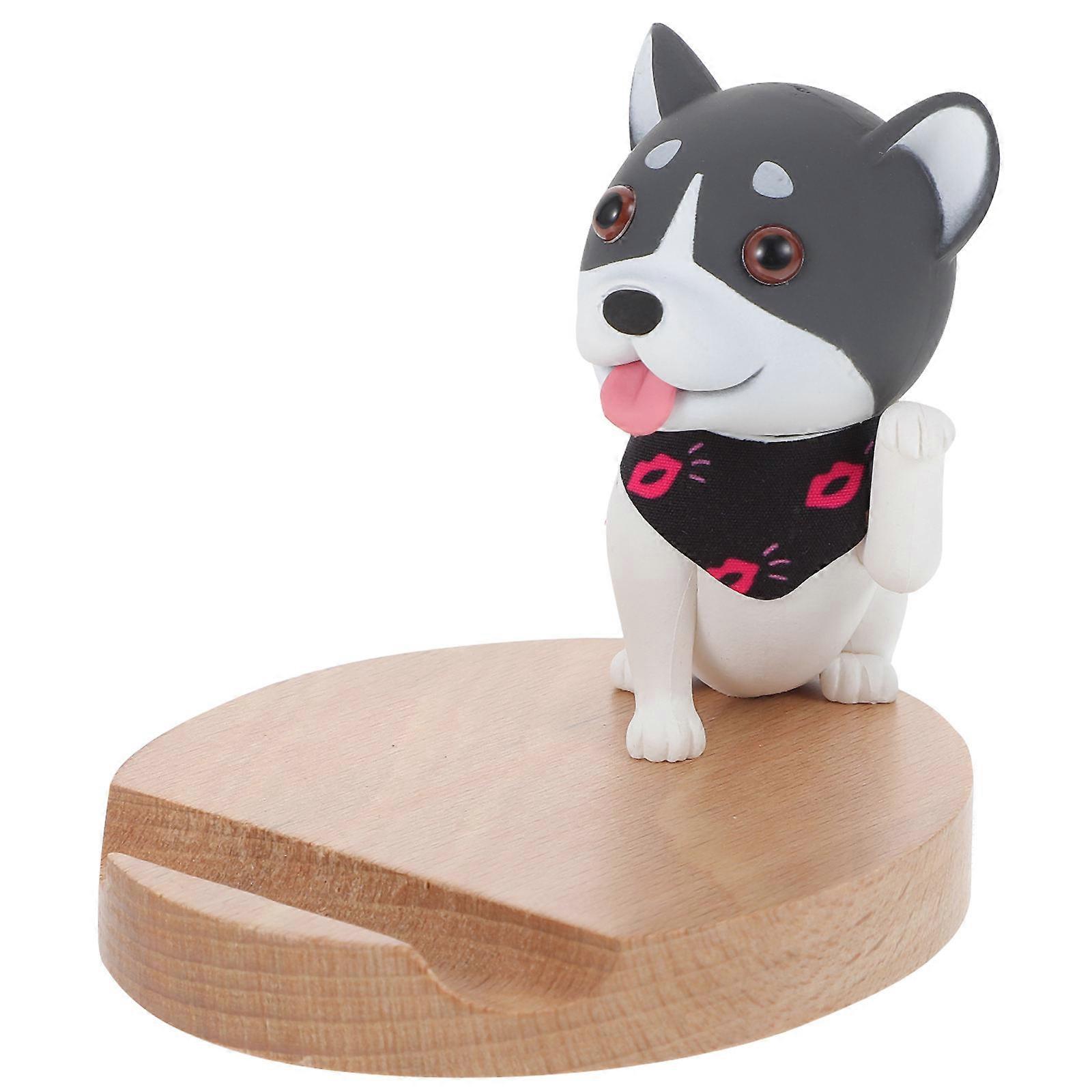 Adorable Dog Phone Holder Desktop Delicate Phone Stand Tabletop Phone Support