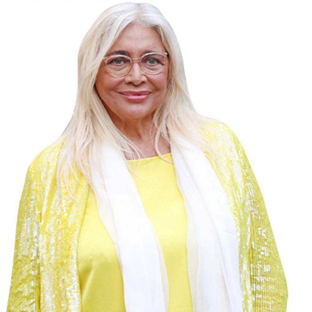 Mara Venier (Yellow Top) Half Body Buddy Cutout