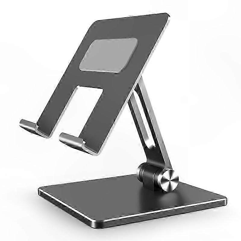 Adjustable Aluminum Tablet Stand, Portable Folding Stand for Laptop and Tablet, Thin, Lightweight, Stable, Non-slip Design