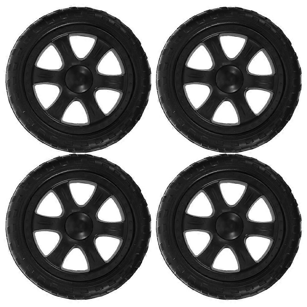 4pcs Replacement Wheels for Shopping Cart Grocery Cart Rolling Wheels Utility Trolley Wheels
