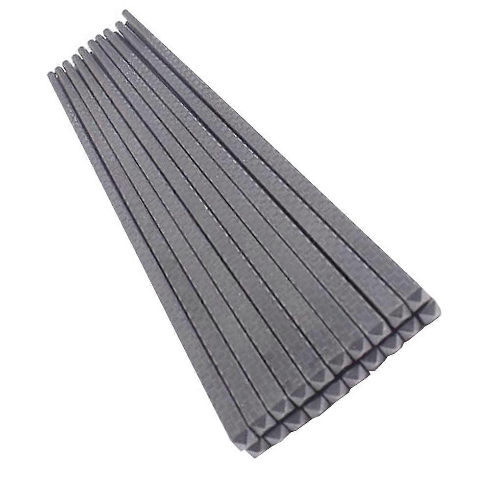 Alloy chopsticks for Home Use and Safe with Pattern NonSlip Easy to Grip 10pcs Black