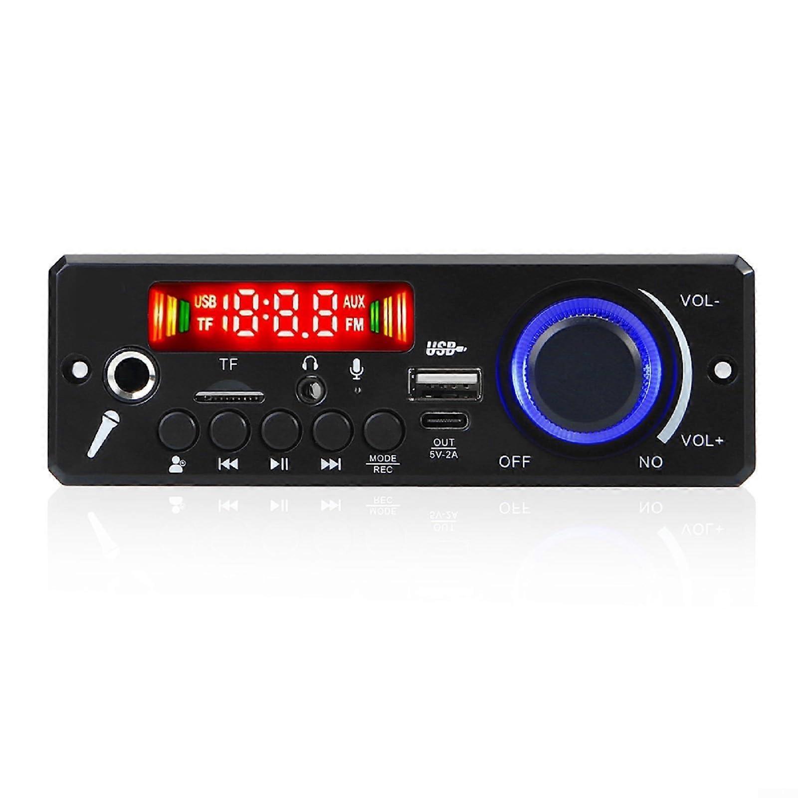 Most advanced technology MP3 decoding board, 2 x 80 W, with recording function (large remote control) Big remote control
