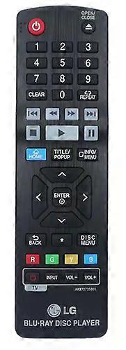 Remote Control For LG BP550 Smart 3D Blu-ray & DVD Player