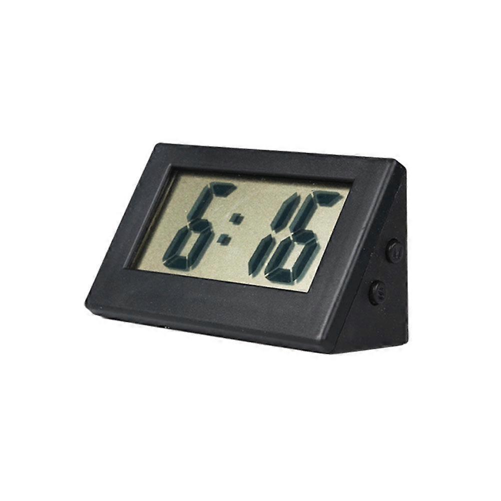 Mini Digital Clock LED Desktop Clock with Date Timer Portable Triangle Design for Home Office Bedroom Kitchen