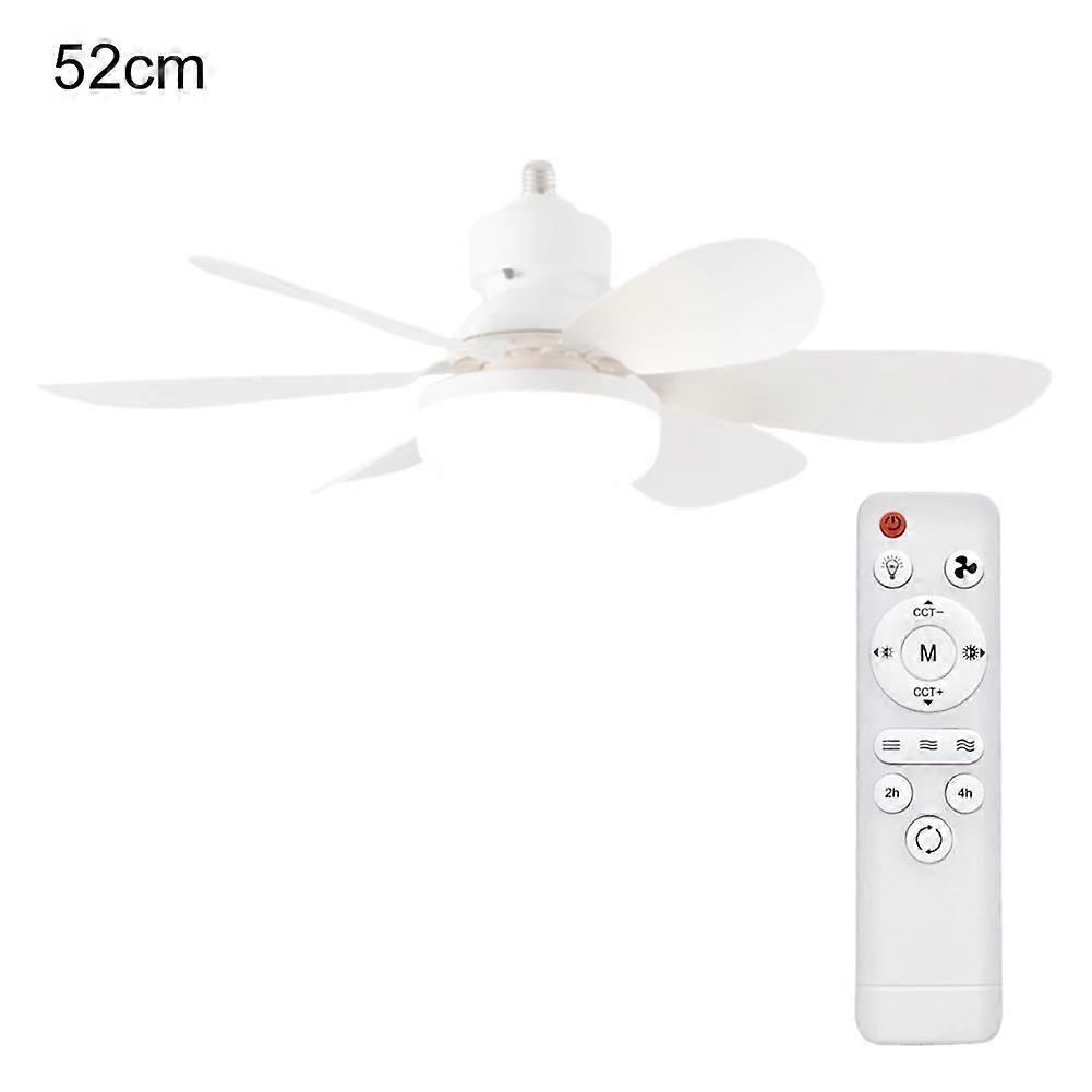 Ceiling LED Fan Light Dimmable Light Speed With Remote Control Adapter