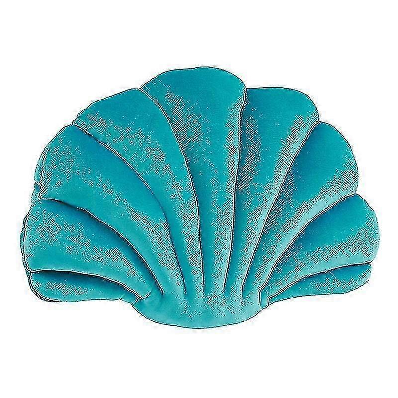 Beach cottage decor cushion with shell design for sofas and beds