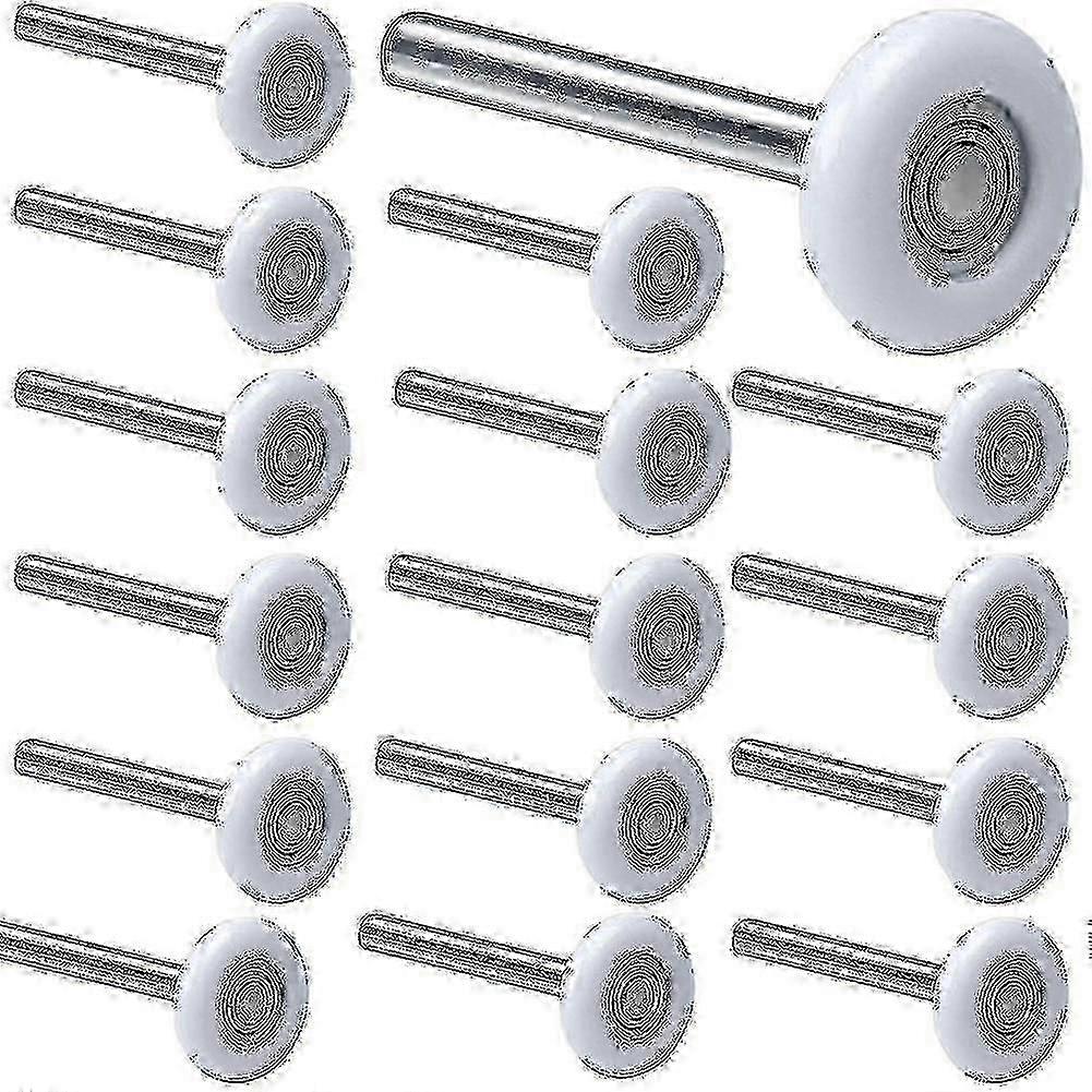 Pacote com 12 Rolos de Porta de Garagem de 2 Polegadas com Rolamento 6200ZZ, Rodas de Nylon para Uso Residencial e Comercial