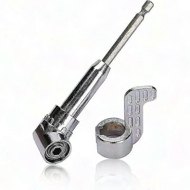 105 Degree Right Angle Screwdriver 1/4" Hex Shank for Drill