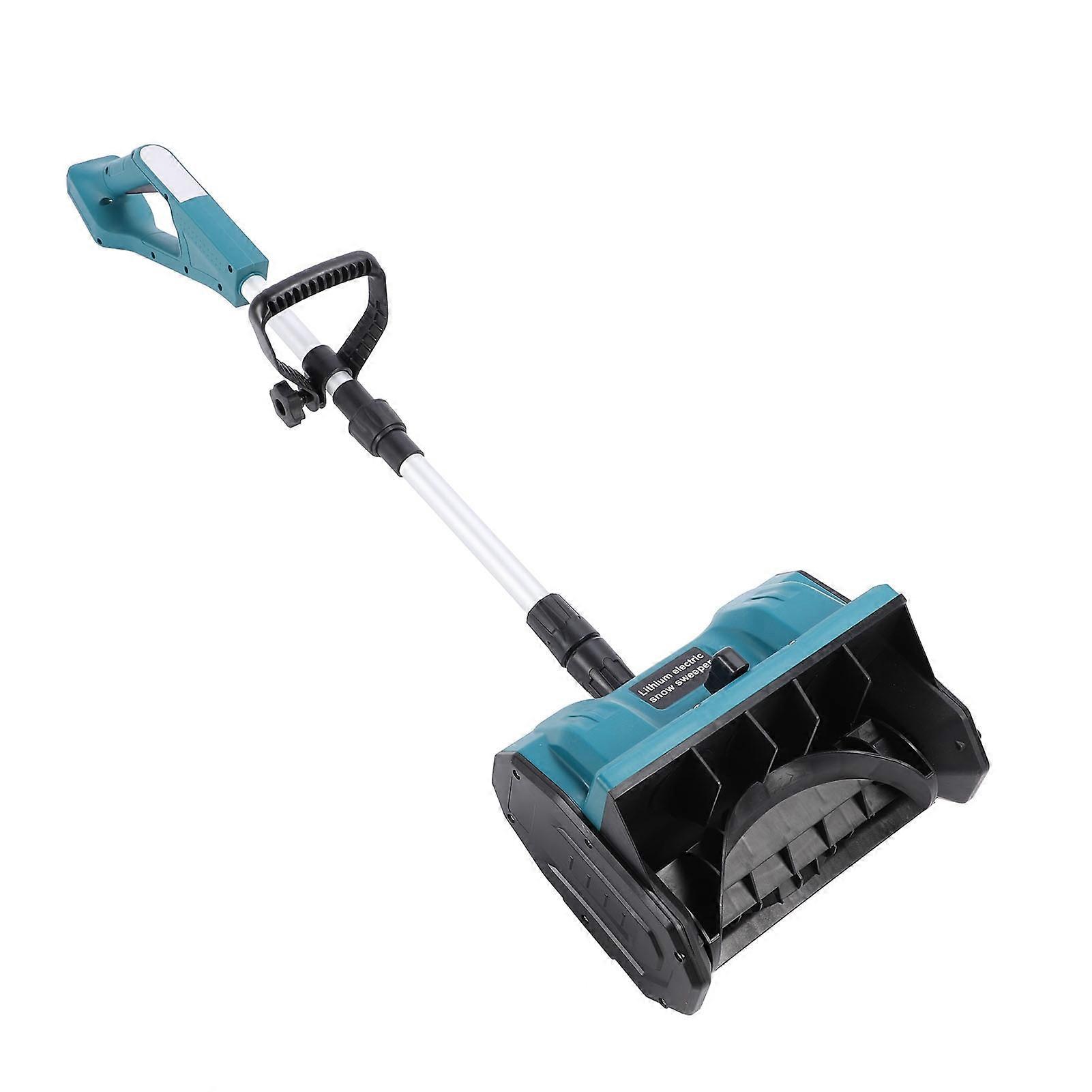 Electric Snow Shovel 12.5in Width 6.3in Depth 26ft Throwing Cordless Snow Shovel with Ergonomic Handle Telescopic Rod US Plug 
