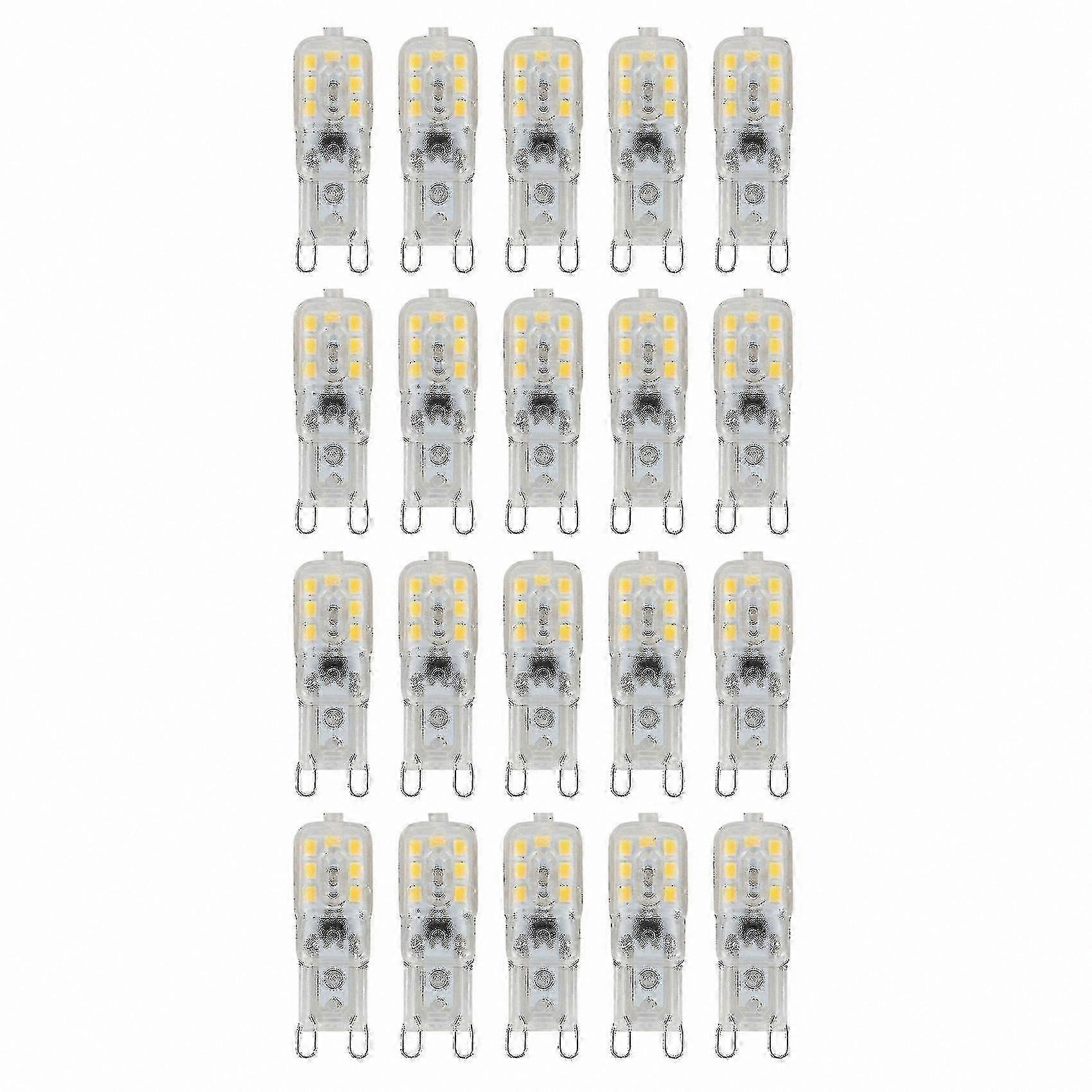 Dimmable G9 LED Bulbs, 3W Warm White, AC220-240V Capsule Light Replacement