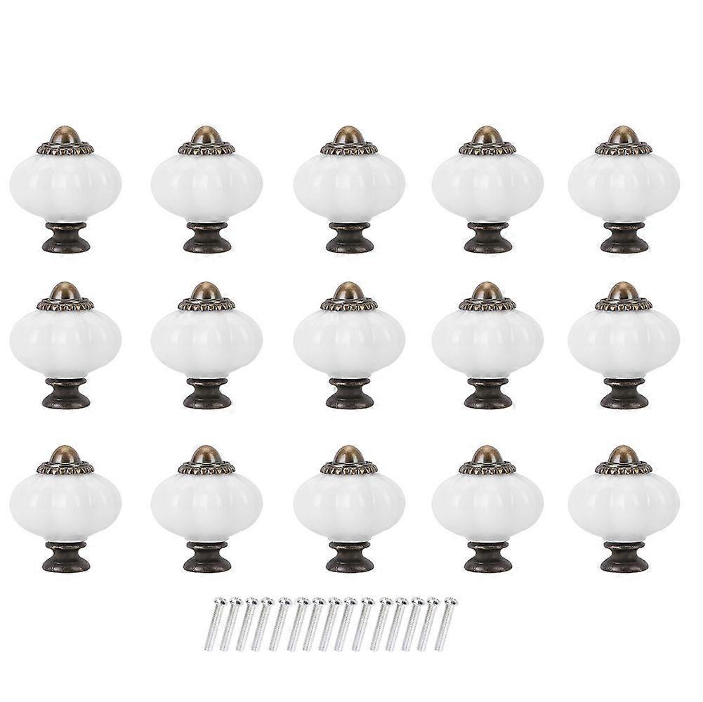 15 Lantern Shaped Pulls for Doors, Drawers, Cabinets, Cupboards (Small)